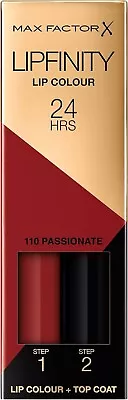Max Factor Lipfinity Long-Lasting Two Step Lipstick | 110 Passionate  | • £7.50