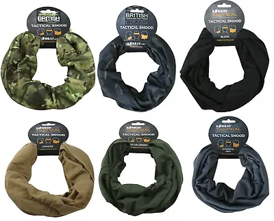 Kombat Army Tactical Snood Multi-function Headover / Neck Warmer Various Colours • £3.99