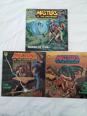 Masters Of The Universe Vintage 1983-85 A Golden Book Lot Of 3 Softcovers • $14.99