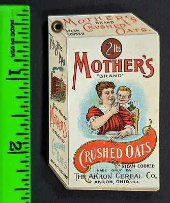 Vintage 1900 Mother's Crushed Oats Celluloid Pocket Calendar • $95