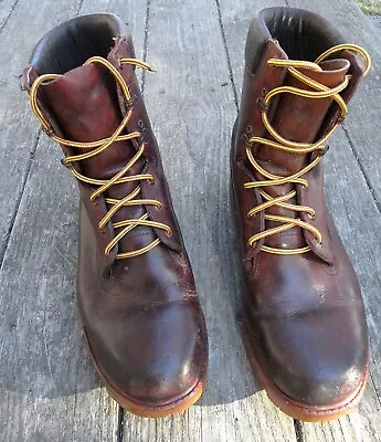 VINTAGE HERMAN SURVIVOR WORK BOOTS 9G(wide) 80's INSULATED VIBRAM SOLE EX+ COND • $75