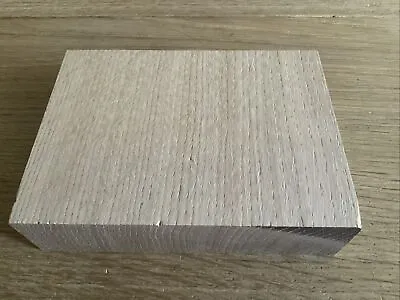 OAK Hardwood Planed Timber Offcut - 17.5 X 12.5 X 4.5cm - Wood DIY Crafts 683 • £13.50