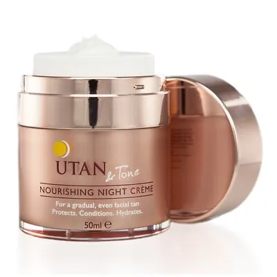 UTAN & Tone Nourishing Night Creme Gradual Tanning Facial Face Sunless Fake Tan  • £9.99