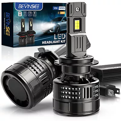 Bevinsee 2X H7 LED Headlight White Bulbs Kit Hi/Low Beam Fog Light 150W 40000LM • $53.99