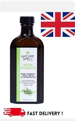 £12.95 • Buy Nature Spell Rosemary Oil For Hair & Skin 150ml Rosemary Oil - Hair Growth ☆☆☆☆☆