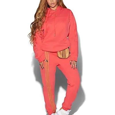 £59 • Buy Adidas Ivy Park Beyonce Sweatshirt Coral 3 Stripe Drip 2  UK8 Unisex