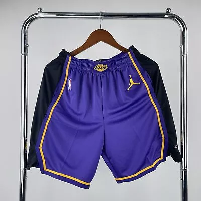 Los Angeles Lakers Purple NBA Swingman Shorts Men's All Sizes • £26.99