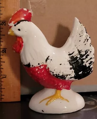 Vintage Rooster Chicken Single Salt Shaker Ceramic Made In Japan  • $6
