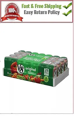 $29.35 • Buy V8 Original 100% Vegetable Juice, 11.5 FL OZ Can (Pack Of 28)