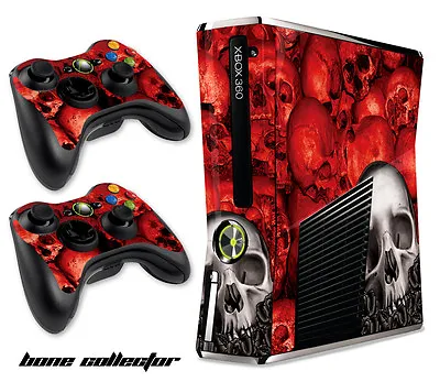 $8.95 • Buy Skin Decal Wrap For Xbox 360 Slim Gaming Console & Controller Xbox360 Slim BC R