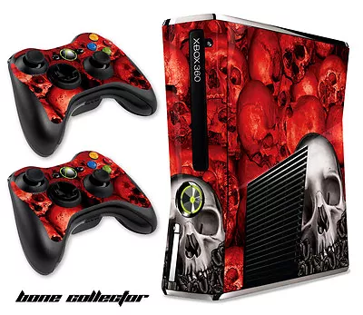 Skin Decal Wrap For Xbox 360 Slim Gaming Console & Controller Xbox360 Slim BC R • $8.95