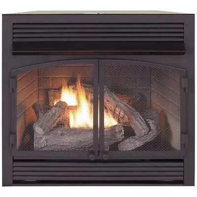 Duluth Forge Dual Fuel Ventless  Gas Fireplace Insert 32000 BTU Remote Control • $899.99