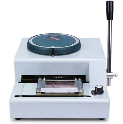 CE 68-Letters PVC Card Embosser Manual Credit ID VIP Gift Card Embossing Machine • $360.88