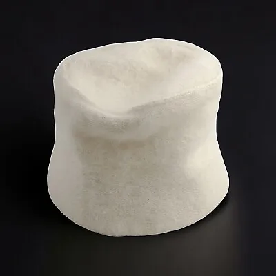 Vintage Betmar New York LL Cool J Style Angora Blend Off White Bucket Hat • $40