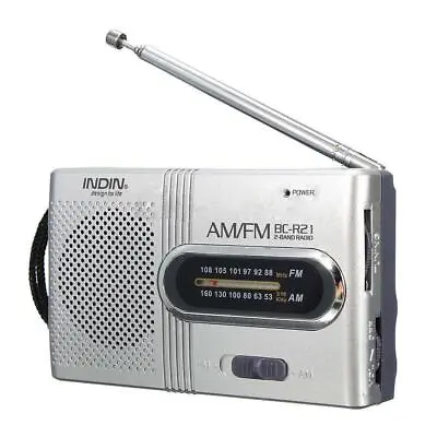 AM/FM Mini Portable Telescopic Antenna Radio Pocket World Receiver Speaker RE • £5.99