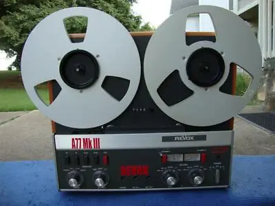 Revox A-77 MK III Reel To Reel Tape Deck + Free Reel + Custom Case - Serviced • $1699.95