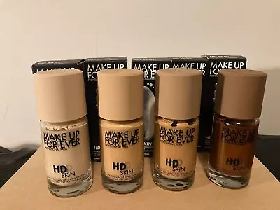 MAKE UP FOR EVER HD SKIN FOUNDATION. Assortment Of Shades Price Is X 1 Item. • £25.35