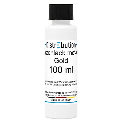 Candle Paint Metallic Gold 100ml Water Soluble Shiny Candle Paint • £11.70