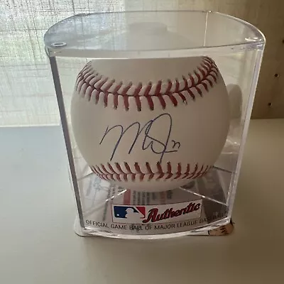 Mike Trout Autographed Signed Baseball Auto Angels COA  AND CASE • $299.99