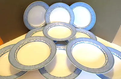 Set Eleven (11) Rim Soup Bowls Mikasa Fine China SUSANNE SL104 9  Portugal EUC! • $54.95