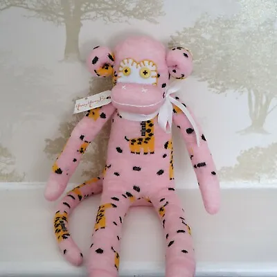 £18.99 • Buy Handmade Sock Monkey - Jerry - Soft Toy Plush Softie Giraffe Nursery Decor