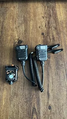 Parts Only - Lot Of 3 Motorola NNTN8203ABLK Black XE RSM APX Microphone NNTN8203 • $170