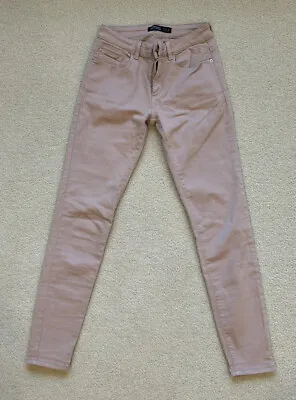 $11.99 • Buy Zara Basic Z1975 Denim Skinny Fit Womens Jean Pants Size 6 EUR 38 EUC Pink