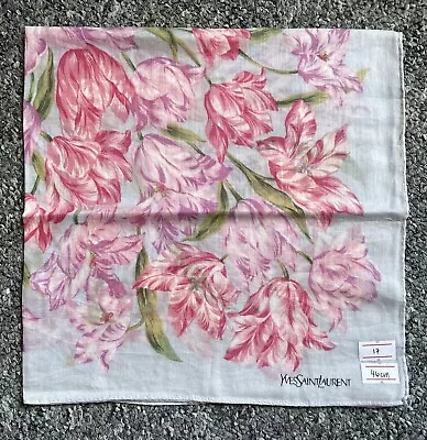 YSL Floral Handkerchief - 17 • £13