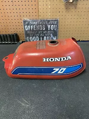 OEM Honda Atc70 ATC 70 Gas Tank Fuel Tank RUSTY NEEDS REPAIR • $224.99