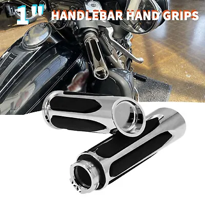1  Handlebar Hand Grips For Harley V-Rod Softail Sportster Rocker C Road Glide • $23.98