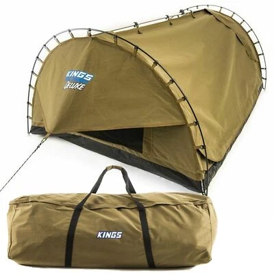 $198.95 • Buy Adventure Kings Big Daddy Deluxe Double Swag Tent  70mm Mattress+ Canvas Bag