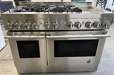$7649 • Buy JGRP548HL  JennAir RISE 48” DOUBLE Oven GAS Range Convection And Self Clean