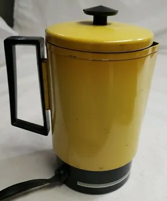 Vintage Empire Gold Travl-Perk Percolator Travel 4 Cup Coffee Maker 1023 • $12