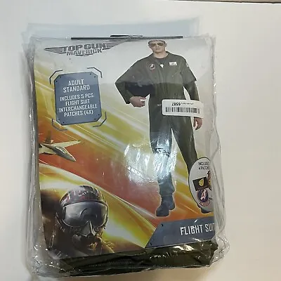 Top Gun: Maverick Flightsuit Halloween Costume For Men - Standard • $30