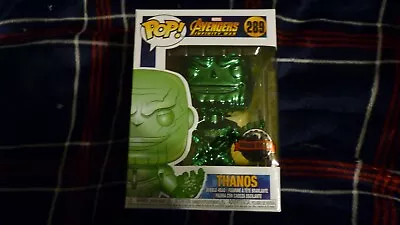 Funko Pop Marvel Green Chrome Thanos Special Edition • £6