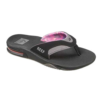 £48.24 • Buy Reef Womens Fanning Flip Flops Black Grey