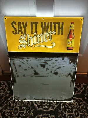 Shiner Beer Menu Board Dry Erase LED Sign Bar Light Rare Vtg 23” Dimmer TX Texas • $199.80