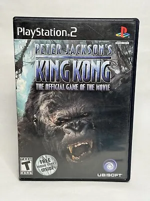 Peter Jackson's King Kong PS2 (PlayStation 2 2005) Complete W/ Manual & Ticket • $9.95