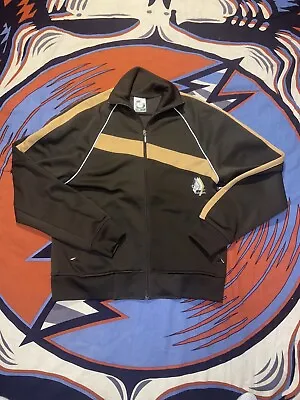 Vintage Volcom Jacket Men Medium Beige Full Zip Jacket Y2K 00s * • $24.99