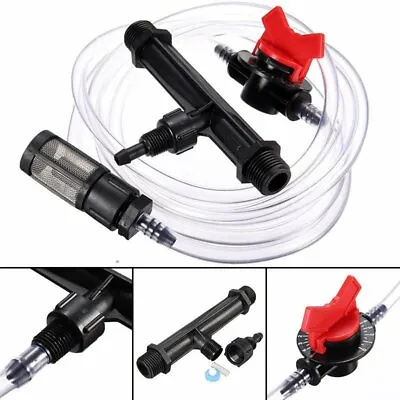 3/4  Garden Irrigation Device Venturi Fertilizer Injector Switch Water Tube Set • $17.57