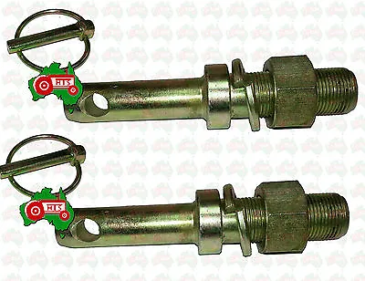 $16.58 • Buy Pair Of Tractor Implement Slasher Grader Ripper Lower Link Pin Cat 1 1  51 Mm