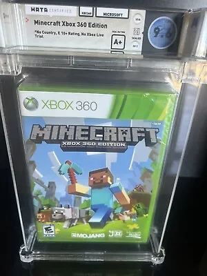 Minecraft Xbox 360 Sealed New WATA 9.6 A+ NTSC • $650