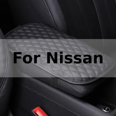 For Nissan Car SUV Armrest Box Pad Center Console Mat Cover PU Leather Protector • $6.64