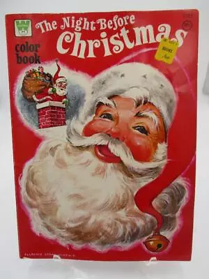 Vtg 1977 Whitman The Night Before Christmas Coloring Book Santa Artwork Cover • $14.75