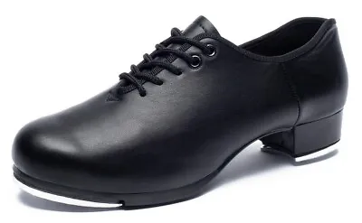 Joocare Men's Oxford Lace Up Jazz Tap Dance Shoes (8.5 Black) • $20