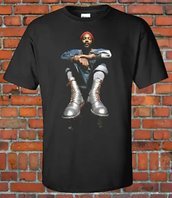 Marvin Gaye Silver Boots Graphic T Shirt Legend R & B Singer Soul 70s Tee • $16.99