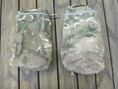 British Army Mtp Bergen Side Pouches Camo Side Pack Zip Pouches Military Surplus • $13.14