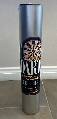 Magnetic Roll Up Dart Board Set Brookstone Never Used 6 Darts Fabric Dart Board • $3