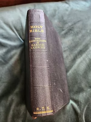 Holy Bible With Illustrations By Harold Copping - Circa 1941 - Gilt Edged • £14.95