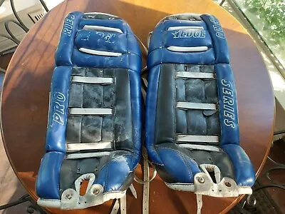 $120.75 • Buy EDGE GP 2000 Pro Series 28  Inches Ice Hockey Goalie Leg Pads Made In Canada 